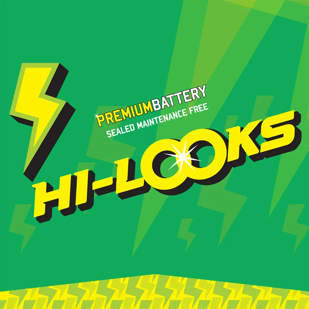 HI-LOOKS Premium Battery Logo